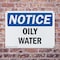 Signmission Oily Water, 10 in W x Rectangle, Plastic OS-2PACK-NS-P-710-L-16973 - alternate 2